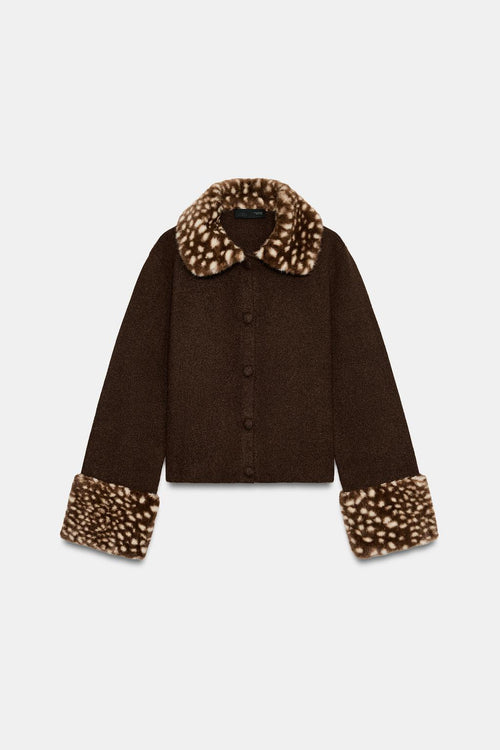 Bambi Faux Fur Cardigan