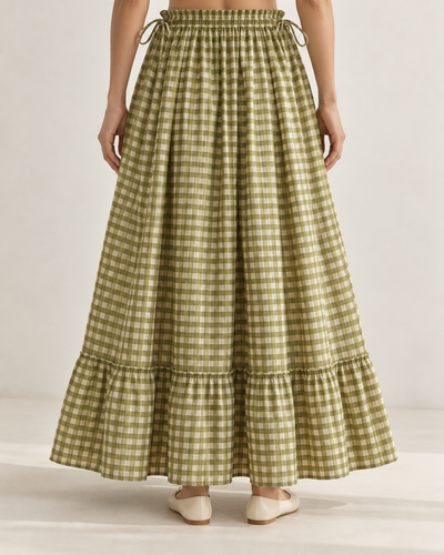 Willow Adjustable Maxi Skirt, back view