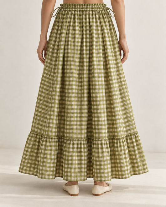 Willow Adjustable Maxi Skirt, back view
